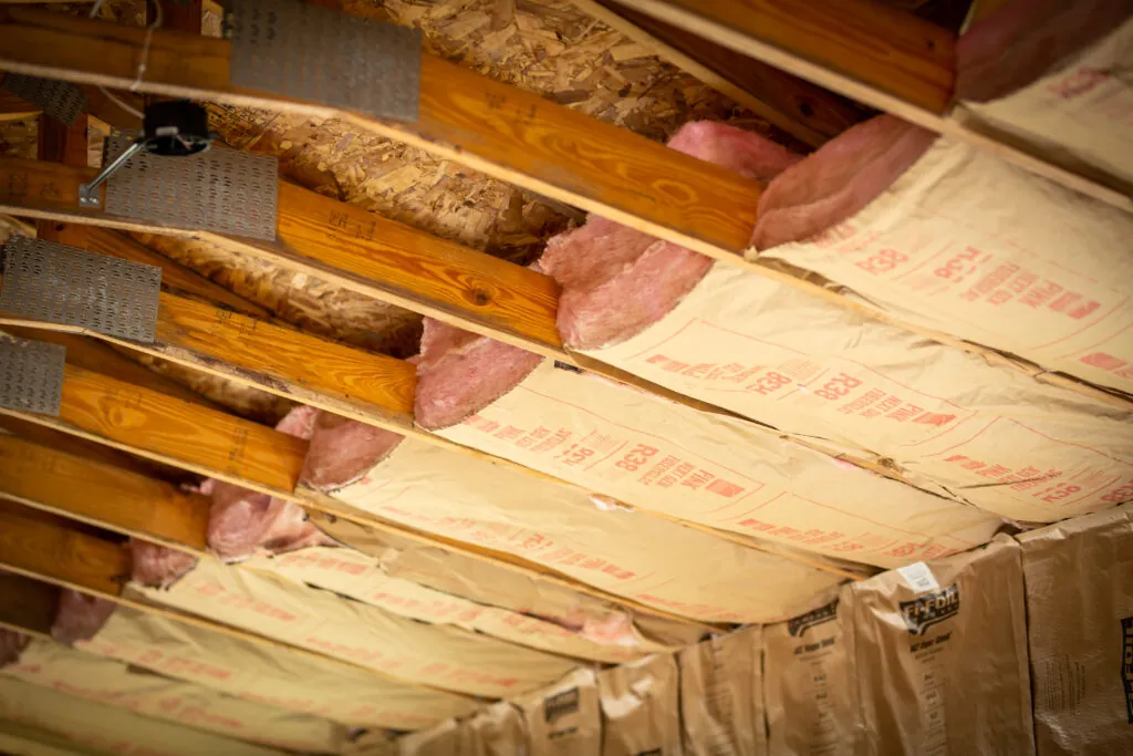 Fiberglass batt insulation